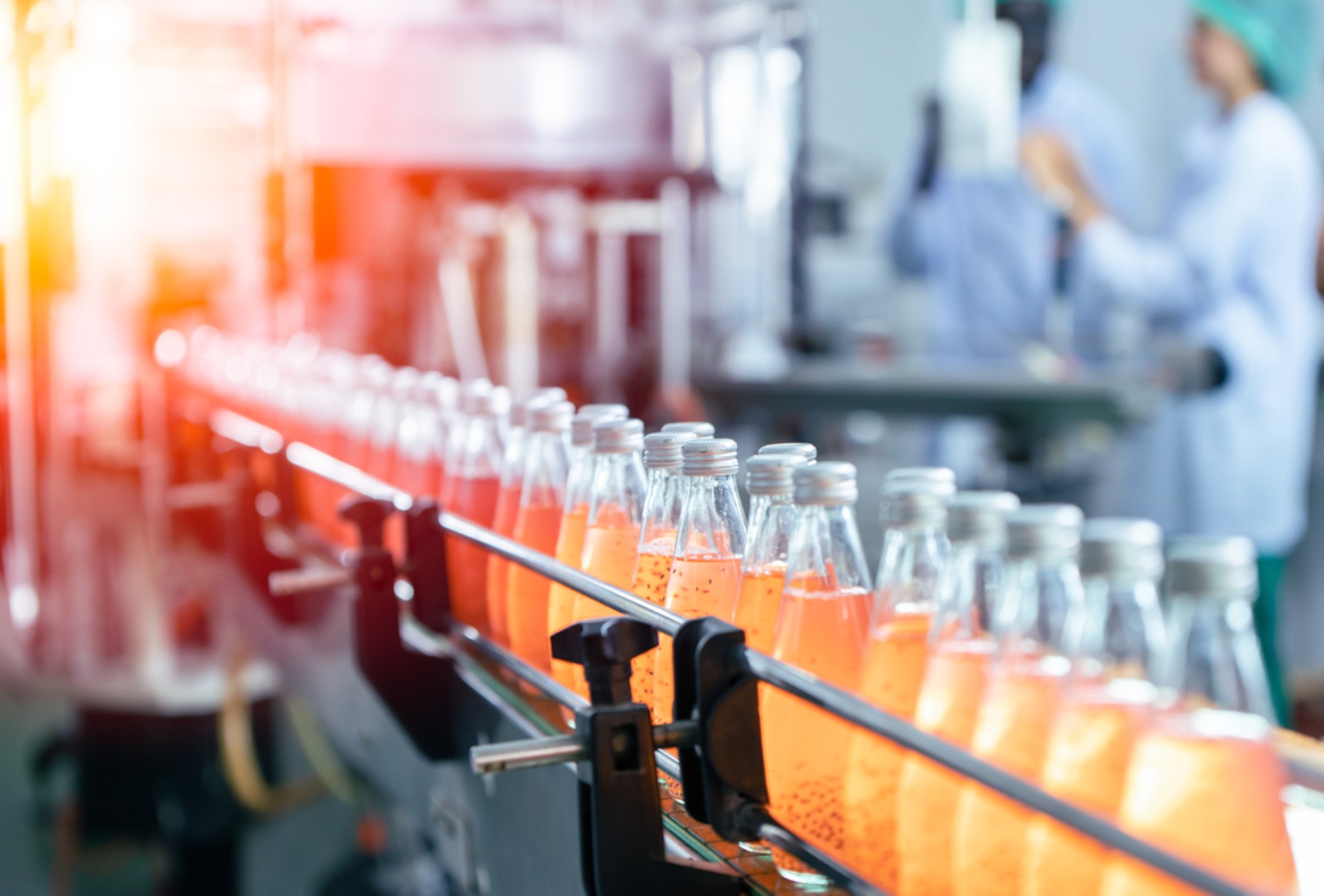 Töltés, capping and labelling line